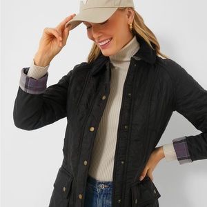 NWT Barbour Black Beadnell Polarquilt Jacket